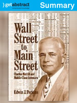 cover image of Wall Street to Main Street (Summary)